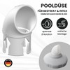 edaltec Pool Nozzle Inlet Nozzle 360° Rotatable Angled Suitable for