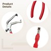 3 Pcs Carbon Steel Electrical Disconnect Pliers Set, Red Handle
