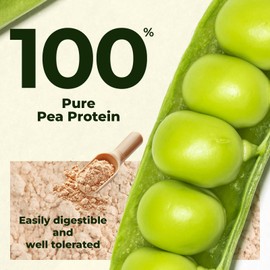 Angtai JN Pea Protein Powder, 24g of Plant-Based Protein, Unflavored, Vegan, Gluten-Free, Non-GMO, No Added Sugar, Easily Digested Isolate Form, 2 lb (30 Servings), Ideal for Vegetarians, Fitness