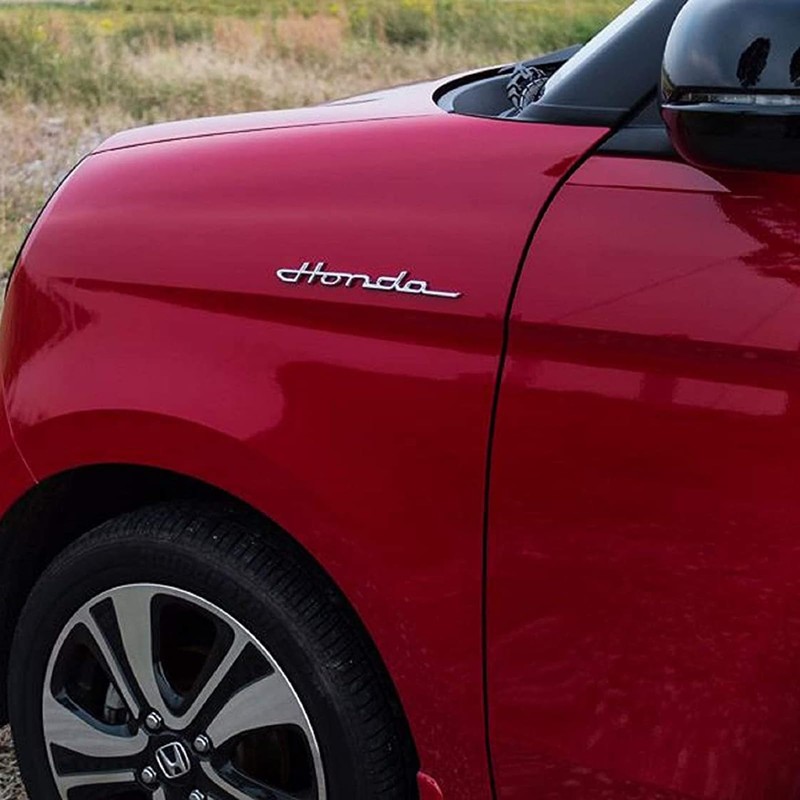TOUFEIYUAN 1pc Honda Classic Emblem Plating Cursive 215mm x 23mm
