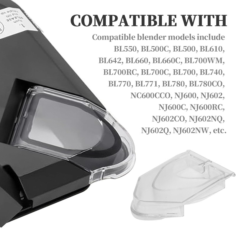 2Pcs Pour Spout Cover Replacement for Nin-ja Blender Lid 72oz,