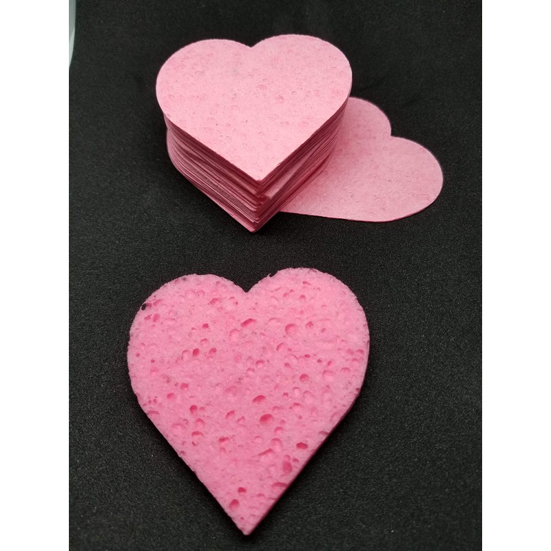 Facial Sponges Compressed Natural Cellulose Sponge for Face Cleansing Exfoliating