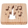 LED Night Light Unique Guitar Hollow Design 3D Wooden Night