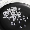 KAUNTY Silicone Clear Earring Backs, 200 PCS Bullet Clutch Safety
