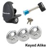 Master Lock - 5 Trailer Locks Keyed Alike 5KA-37940