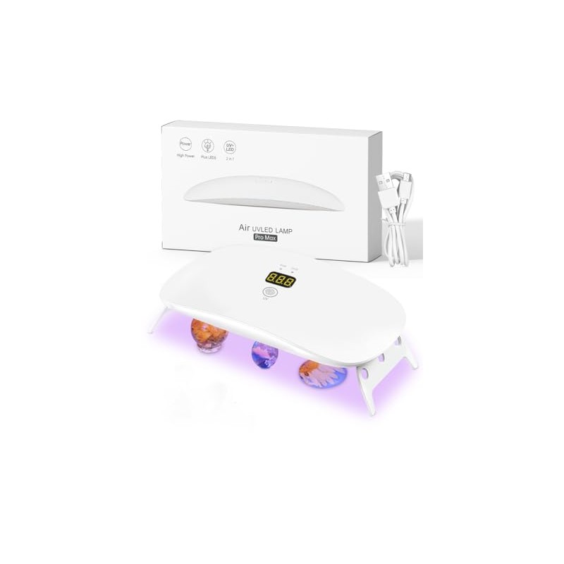 UV Light, Resin Curing Light, 36 W, LED Nail Light,