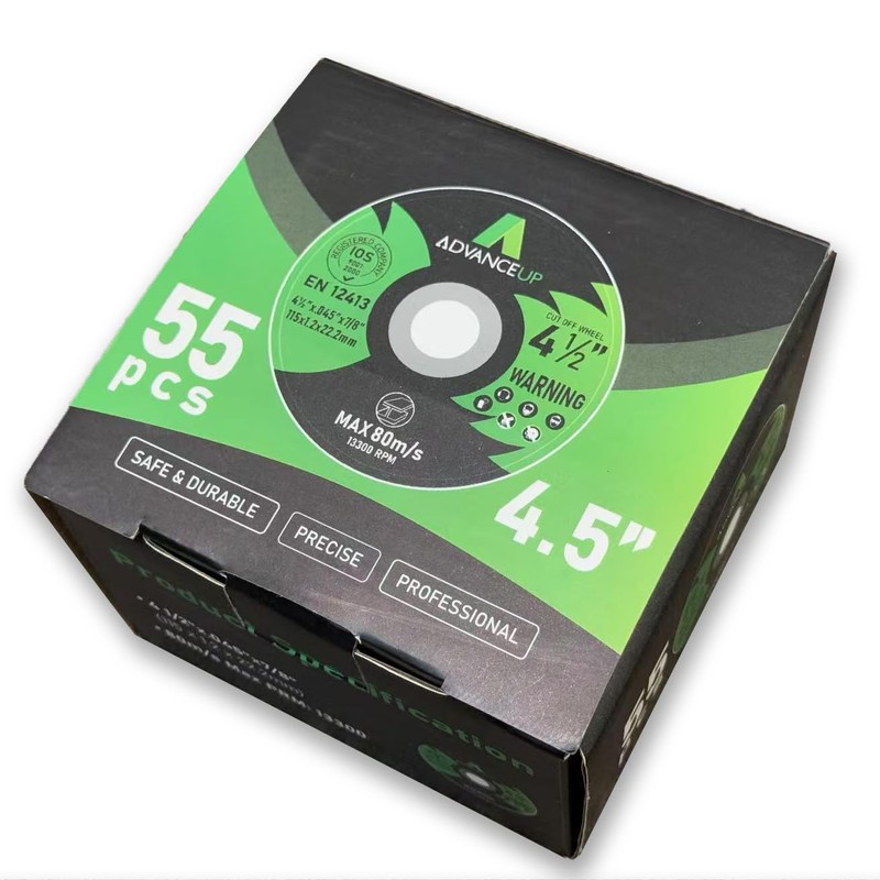 55-Pack 4-1/2 Inch Cut-Off Wheel, Professional Angle Grinder Cutting Disc,