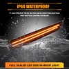 OFFKAT New 2 PCS Front Fender LED Side Marker Lights