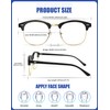 ROWCHIC Blue Light Blocking Glasses, Lightweight Computer Glasses, Anti-Eyestrain UV