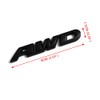 PTDecals 2 PCS Black Metal AWD Emblem Sticker Badge Decal