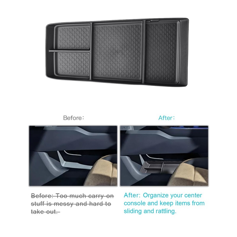 CDEFG for 2025 2026 Chevy Equinox Center Console Organizer for