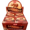 Sandalwood |Case of 12 Boxes, 10 Cones Each | Total