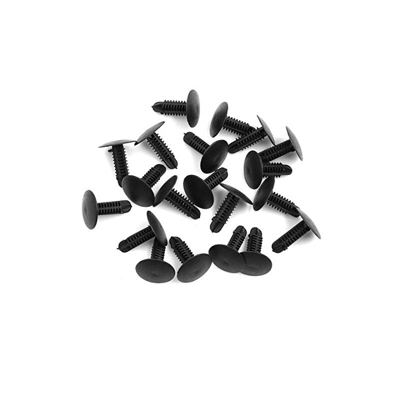 20Pcs 5mm Hole Plastic Rivets Fastener Clips Retainers for Car