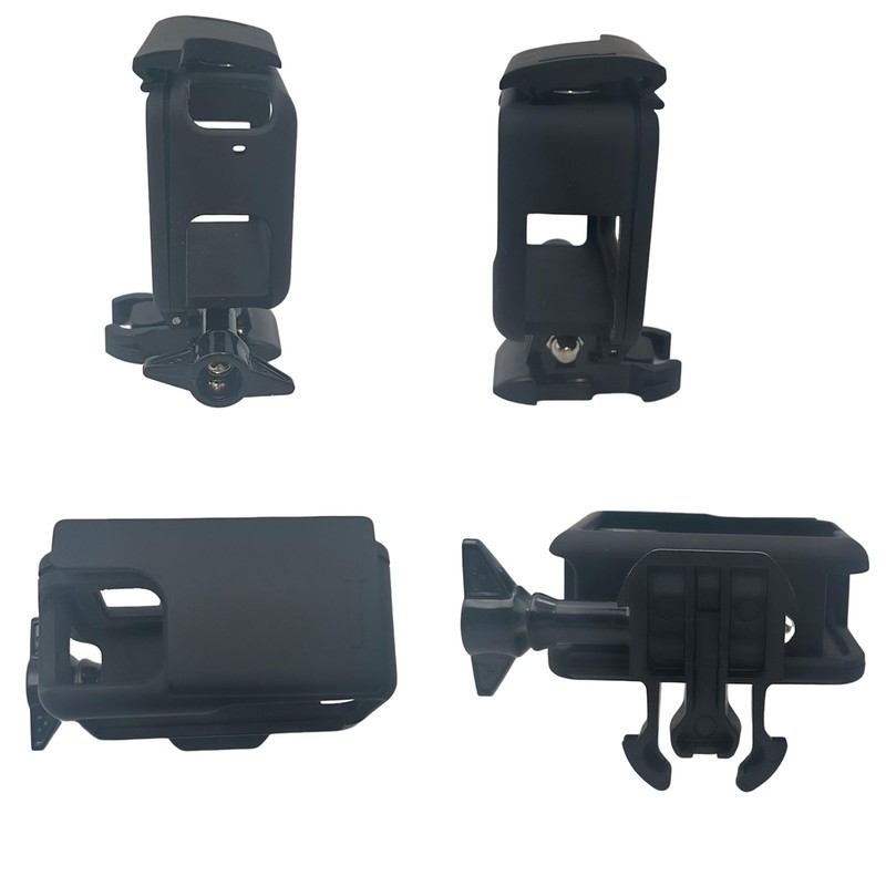 Black Protective Frame Mount Housing Case with Quick Release Bracke