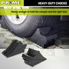 Prime 1 PR1ME Heavy Duty Rubber Wheel Chocks, Rubber Tire