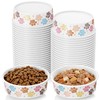 Etersky 50 Pack Disposable Dog Bowls, 16 oz Paper Pet