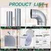 383EEL9001L 3911EZ9131X Upgraded Dryer Side Venting Kit Perfectly Compatible with