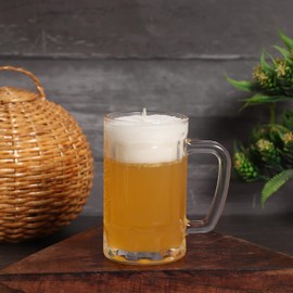 Home Decor Scented Candle 50 Hours Burn Time Warm & Decorative Soy Wax Blend Beer Mug Candles