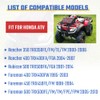 Rear Axle Wheel Bearing Kit with Seals Compatible with Honda