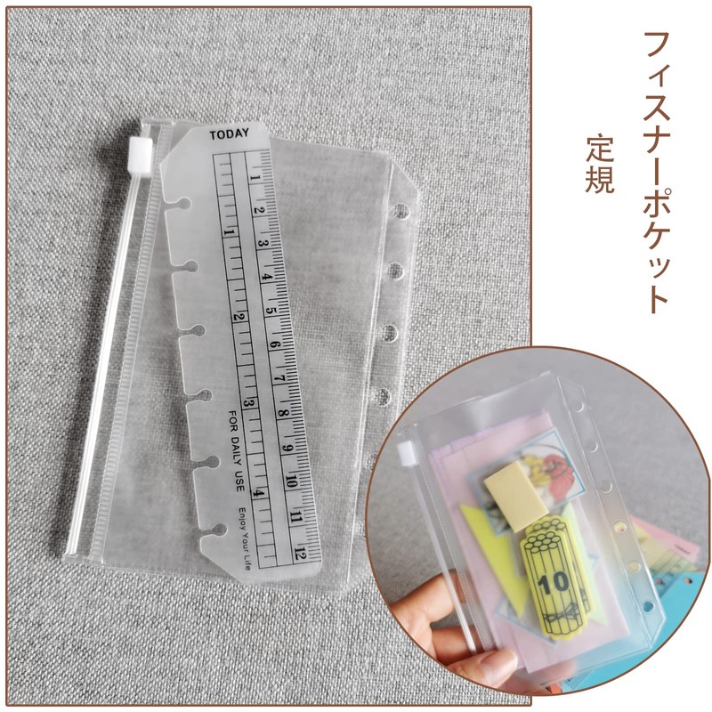 DY.2ten Notepad, Personal Notebook, Mini 6 Holes, A7, Pocket Size,