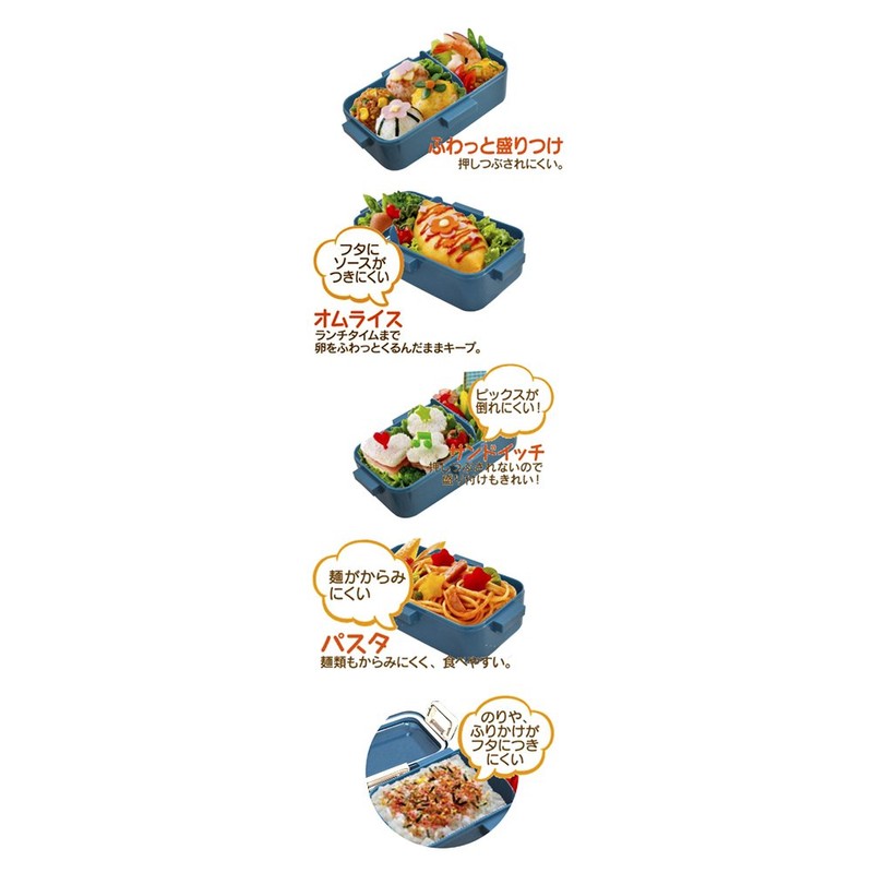Skater PFLB6 Retro French Dome Shape Lid Lunch Box, 16.9