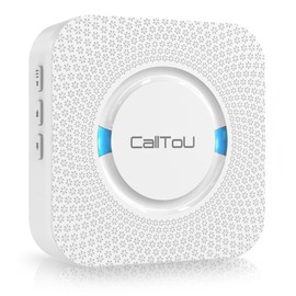 CallToU Wireless Caregiver Pager Calling System Door Chime Entrance Alert for Home Retail Store Business Plugin Receiver (Need to Be Paired with Transmitter Then The Unit can Work)