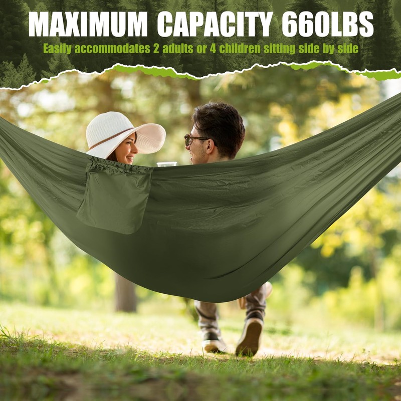 Ultralight Outdoor Hammock 300 kg Load Capacity Travel Hammock Camping