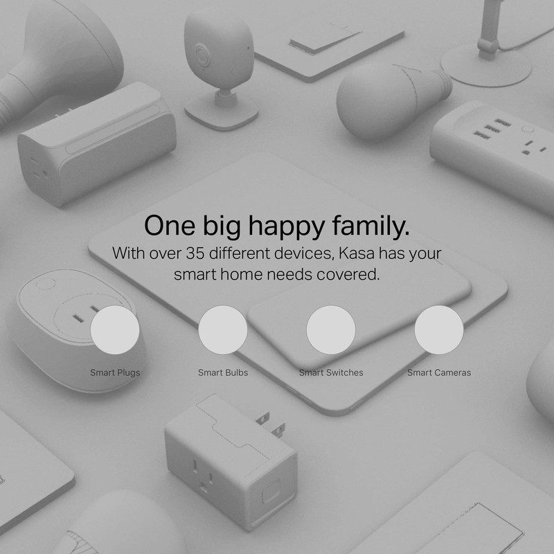 Kasa Smart Plug HS103P4, Smart Home Wi-Fi Outlet Works with