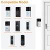 QIBOX Adjustable (30 to 55 Degree) Angle Doorbell Mount Compatible