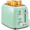 Aigostar Toaster 2 Slice Retro Toaster Stainless Steel, 1.6 inch