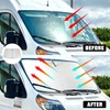 ROCCS Windshield Sunshade UV Ray Reflector for 2014-2025 Dodge RAM