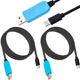DKARDU 2 pcs PL2303 USB to TTL Cable USB to Type-c Serial Converter Download Flash Cable RS232 Serial Port Adapter 5V Debug Cable for All TTL Interface Devices