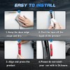NHHEO 4Pcs Car Door Edge Guards, Universal Metal Auto Side