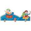 Unbekannt Children's Coat Rack Wooden Pirate Children