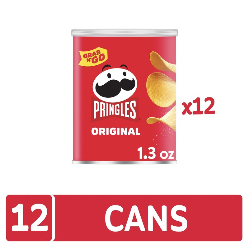Pringles Potato Crisps Chips, Lunch Snacks, Office and Kids Snacks,