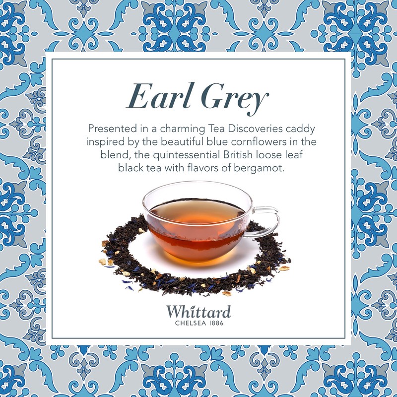 Whittard of Chelsea - Earl Grey Loose Leaf Tea, Black,