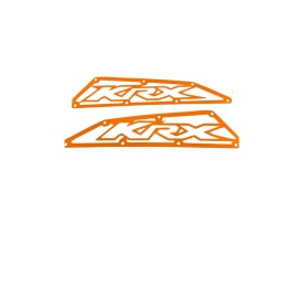 Kawasaki 1000 KRX-4 KRX Frog Skin Intake Covers - ORANGE - Made in USA