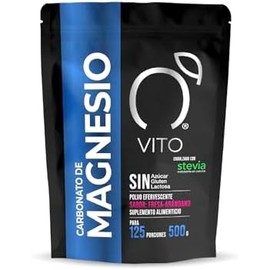 VITO - Magnesio Efervescente Fresa-Arándano - 500 g - 120 Porciones