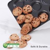 HONGBAKE Mini Muffin Top Pan for Baking, Premium 12 Cavity