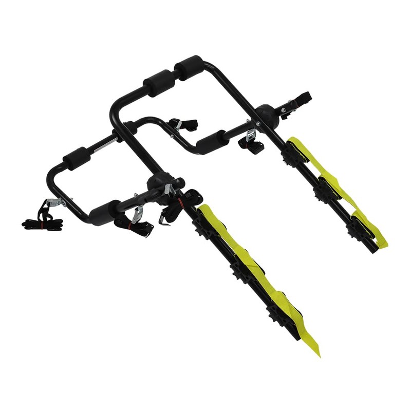Trunk Mount 3-Bike Carrier for Sedans, Hatchbacks, SUVs, Black with