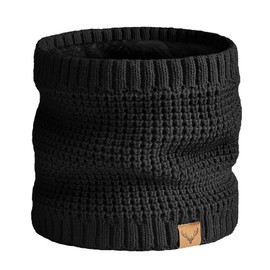 NEOLA Winter Neck Warmer - Thermal Knitted Snoods Windproof Fleece Lined Circle Scarf Soft Warm Neck Gaiter Gifts for Mens Cycling Skiing Motorcycle