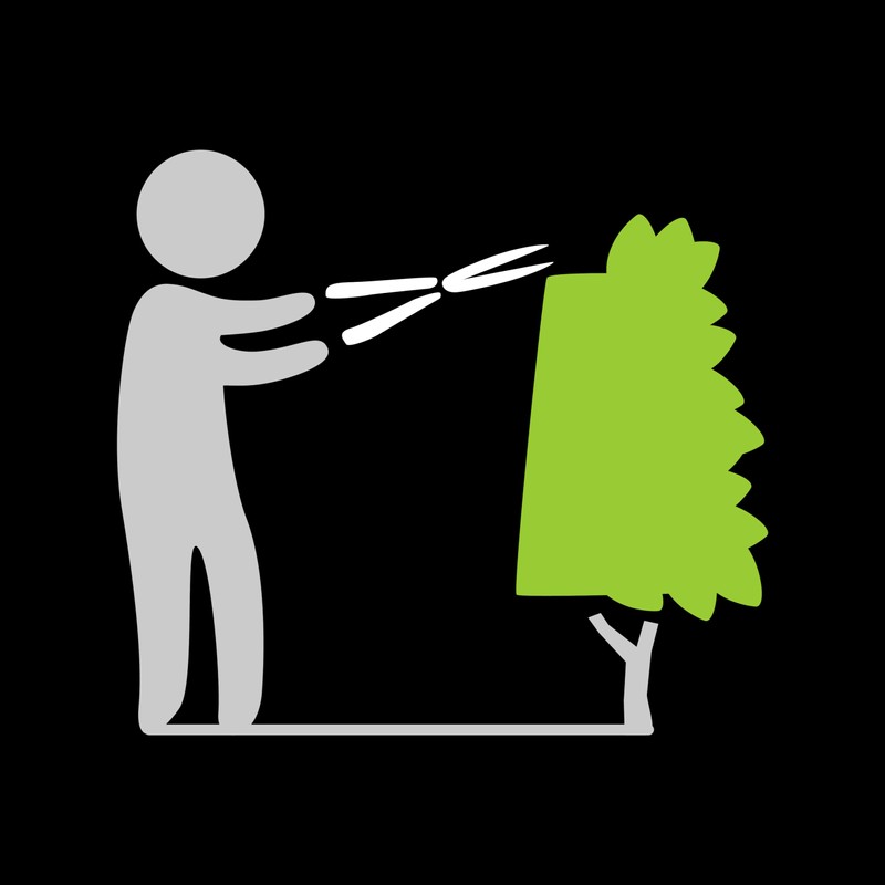 Fiskars Power Lever Hedge Shears - 8" Stainless Steel Blades