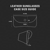 TORRO Glasses Case – Genuine Leather Soft Glasses/Sunglasses Case with