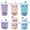 RoadLoo Stand Pencil Holder, 3 Pieces Telescopic Cartoon Cute Pencil