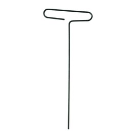 BONDHUS Loop T Handle, Standard (No Rubber) 0.1 inch (2 mm), Total Length: 6.8 inches (172 mm), Shaft Length: 6.0 inches (152 mm), Handle Length: 2.8 inches (70 mm); Black Dyed No. 15452
