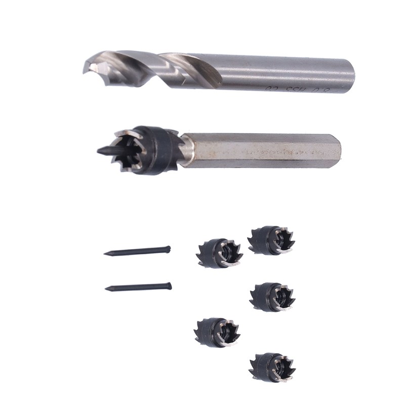 9Pcs Spot Weld Cutter Set Stainless Steel Efficient Industrial Professional