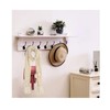 Beilala 10 Pack Double Coat Hooks for Wall Door with
