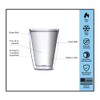 Signature Tumblers Clear Hummingbird Wrap w/Green Lid Tumbler Cup 16