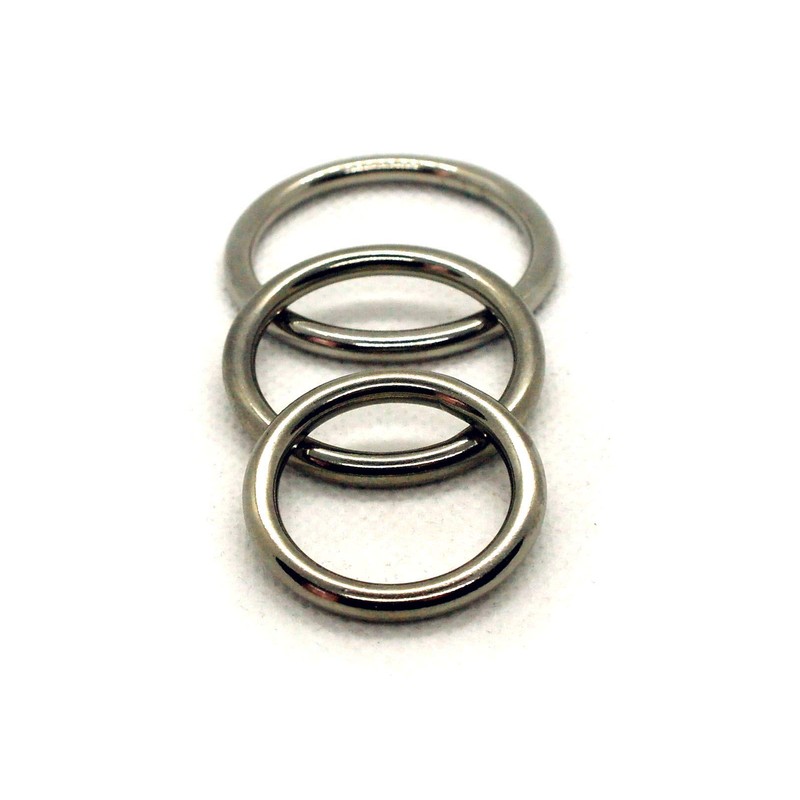 ‘O’ Rings welded polished Marine Grade A4 Stainless Steel 316.