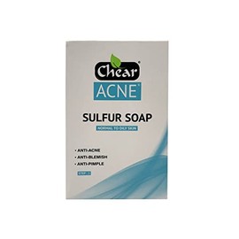 Chear Acne Sulfur Soap 150g - Anti Blemish Spot Treatments Scar Removal Pimple for Adults and Teens